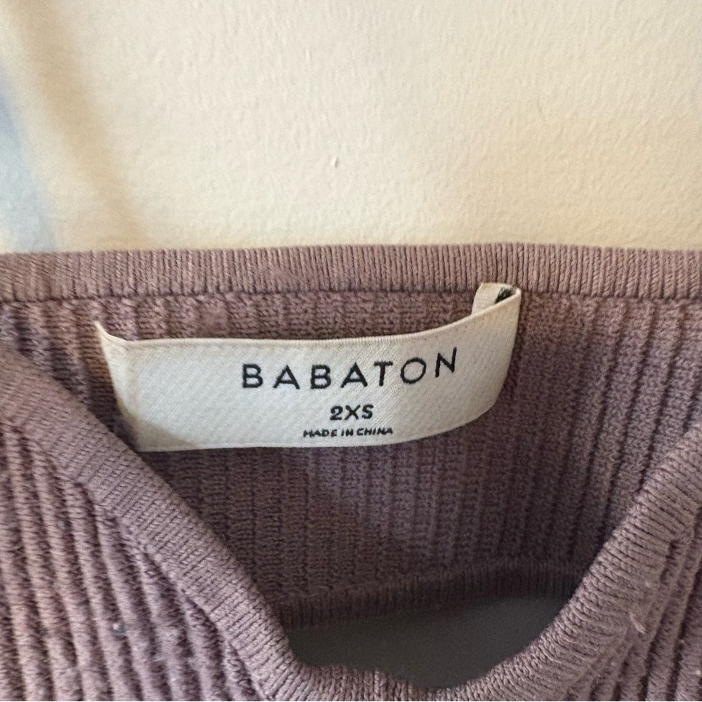 Babaton Ribbed Tan Bralette - Picture 2 of 4